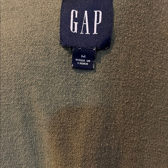 GAP Medium Olive Green Women's Cardigan Preloved - Picture 5 of 5